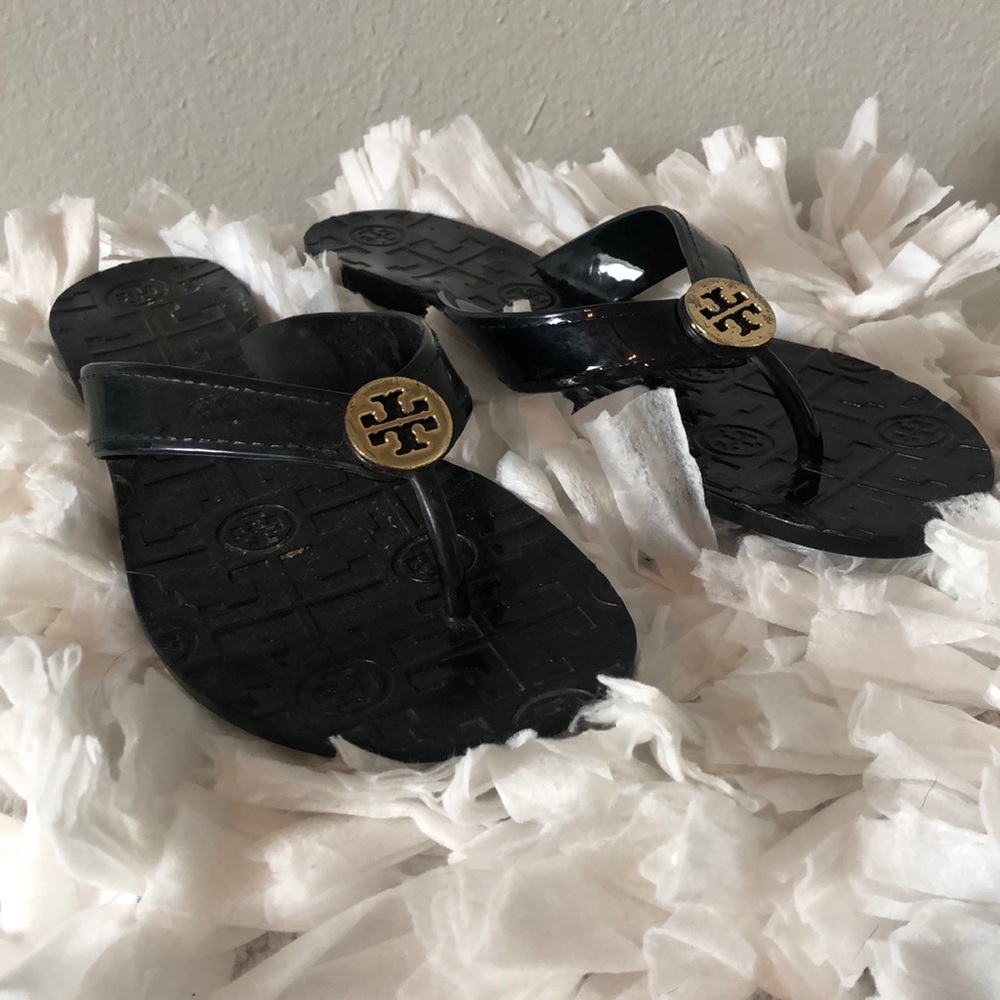 Tory Burch Black Sandals Size 6